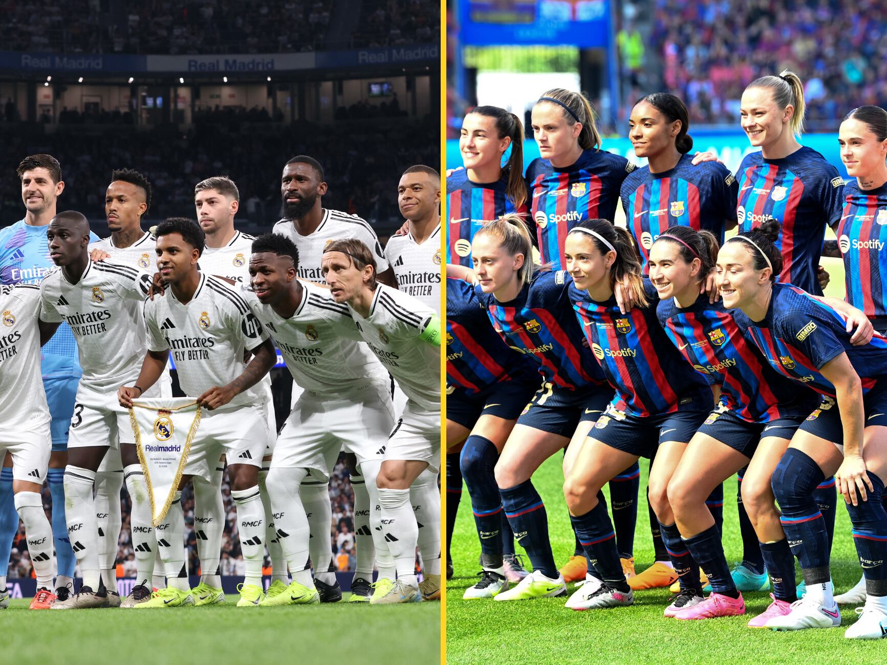 Real Madrid y FC Barcelona femenino, mejores equipos del año en la gala del Balón de Oro