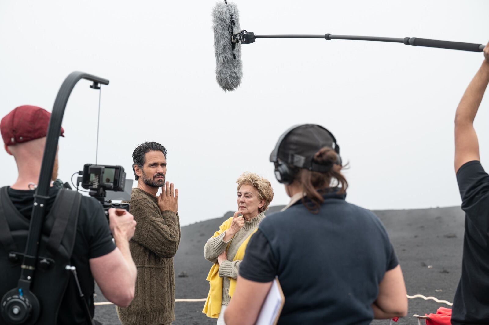 Javi Armas junto al equipo