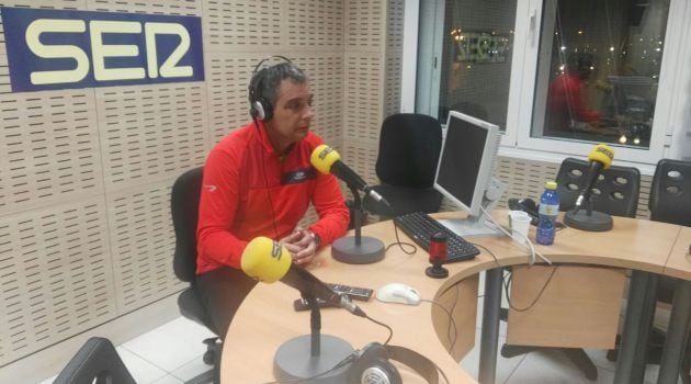 Israel Santana, en los estudios de Cadena SER Las Palmas