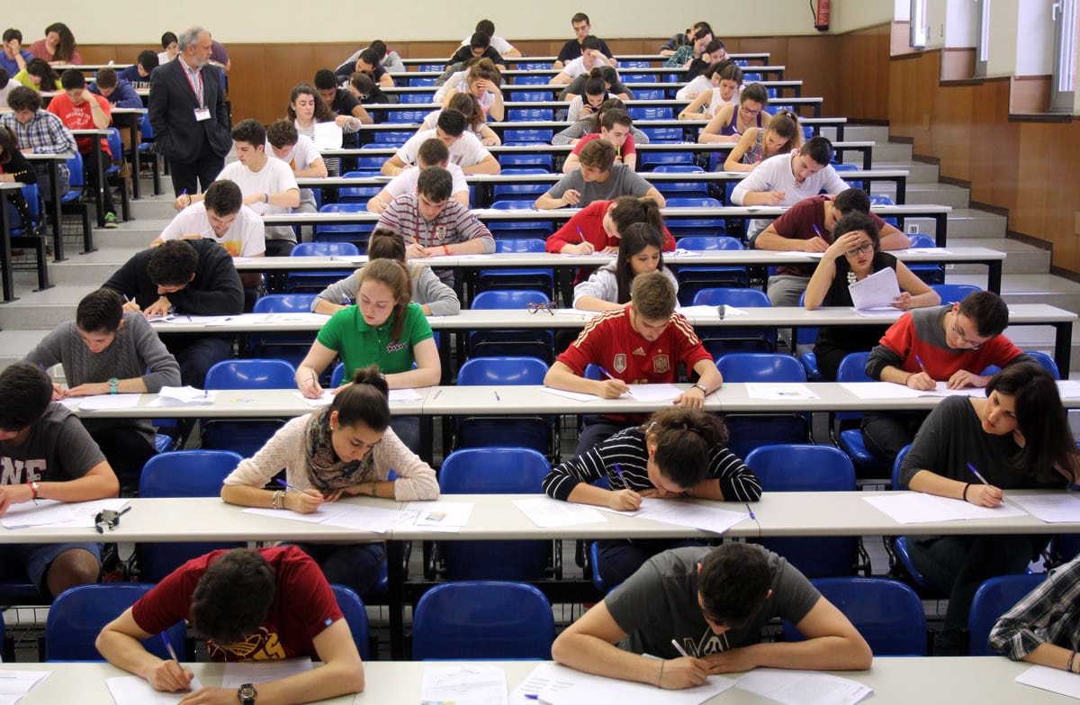 Prueba de la EBAU en la Universidad de La Rioja