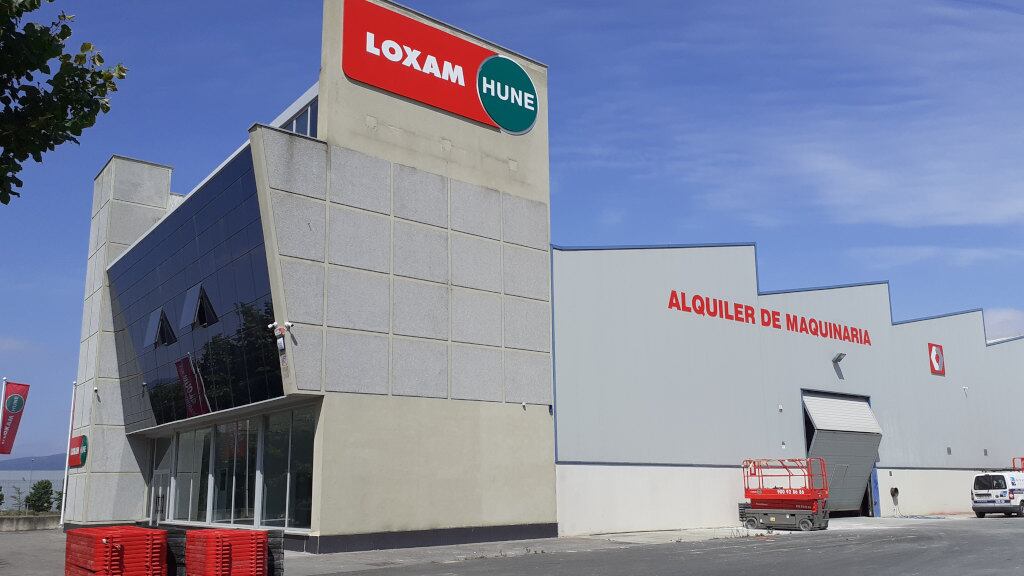 Instalaciones de Loxam Hune, alquiler de maquinaria en el País Vasco