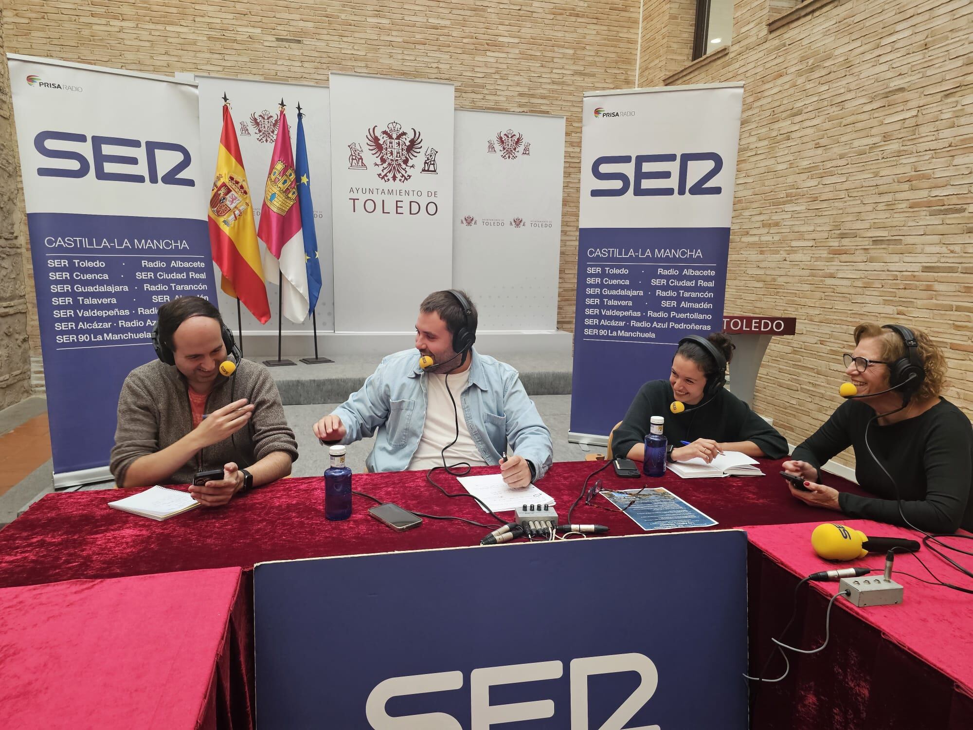 Alejandro Martín, Carlos Abengózar, Andrea Delgado y Teresa Martín