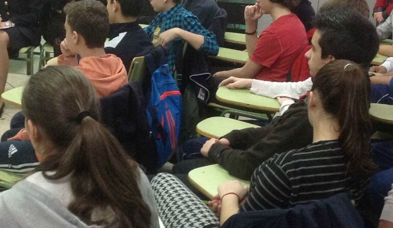 Alumnos en las aulas