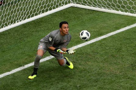 Keylor Navas durante el encuentro