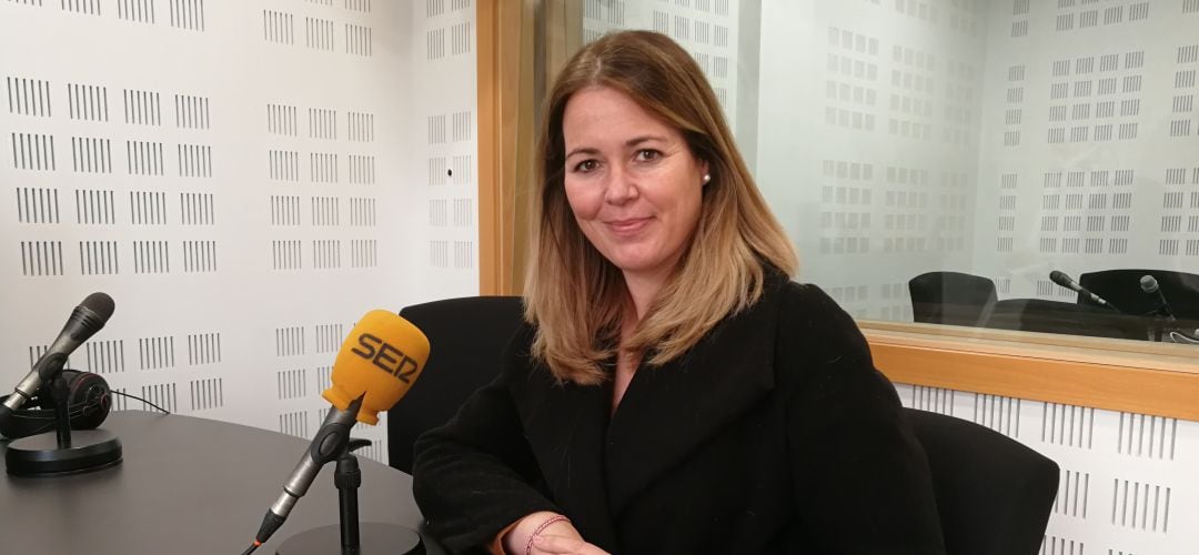 Azahara Molina, en los estudios de SER Madrid Sur