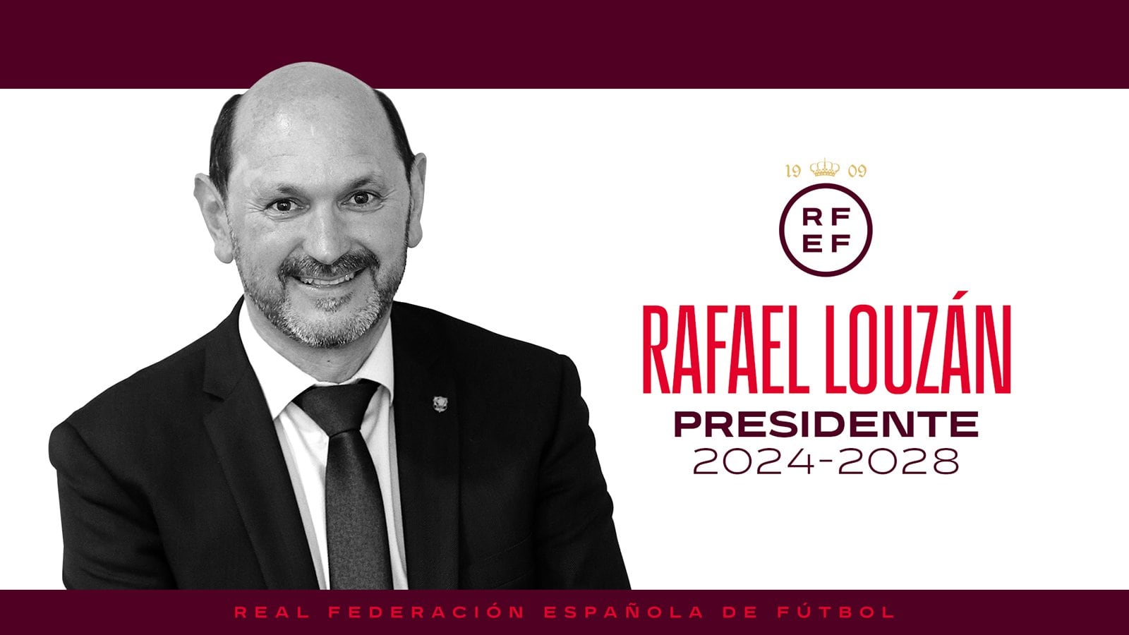 Rafael Louzán, nuevo presidente de la Real Federación Española de Fútbol hasta 2028