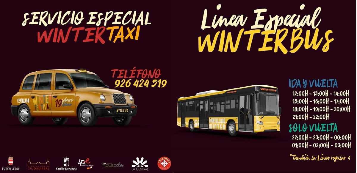 Servicio especial de buses para el Winter Festival 2022