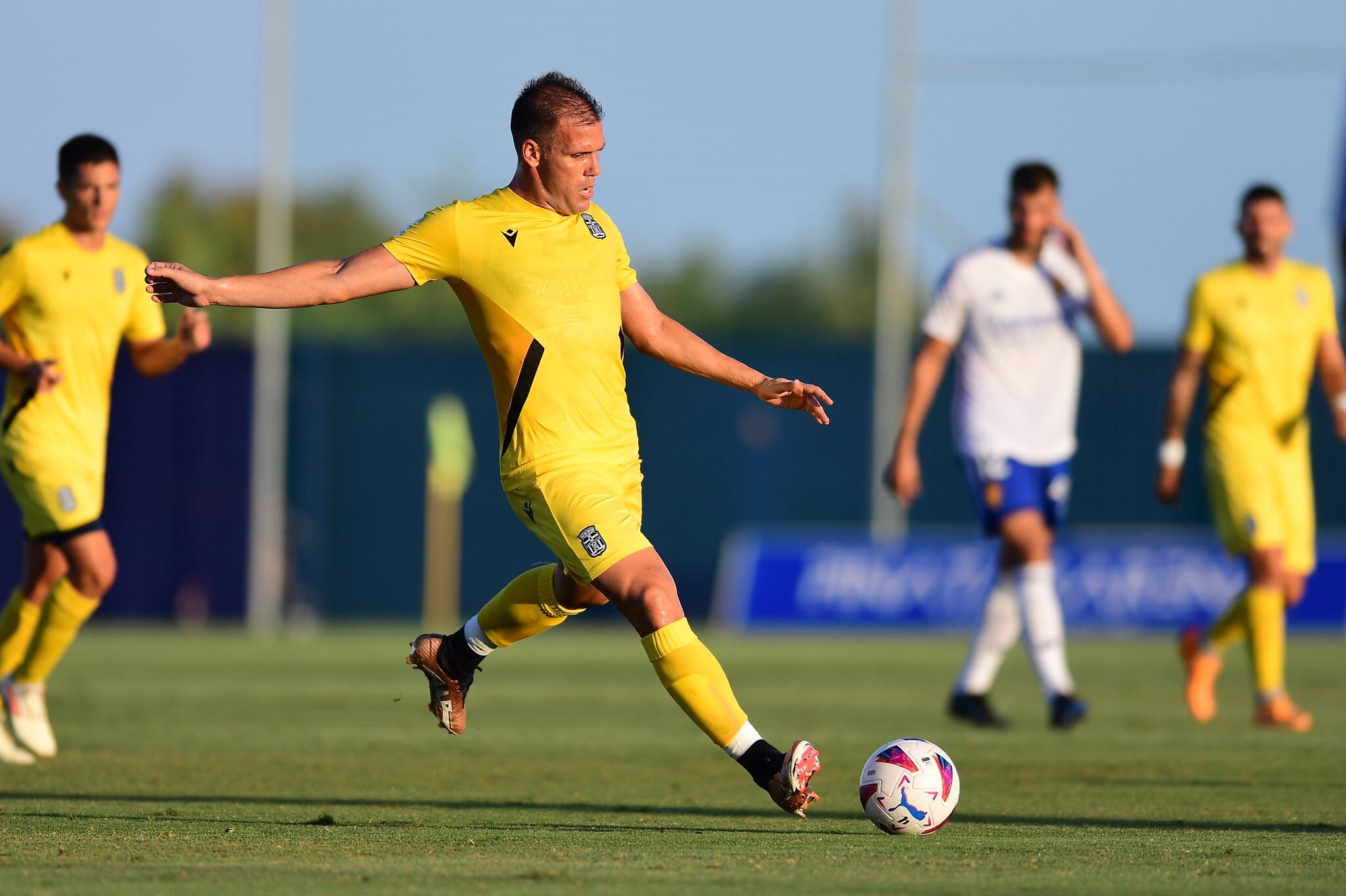 Alfredo Ortuño durante la pretemporada