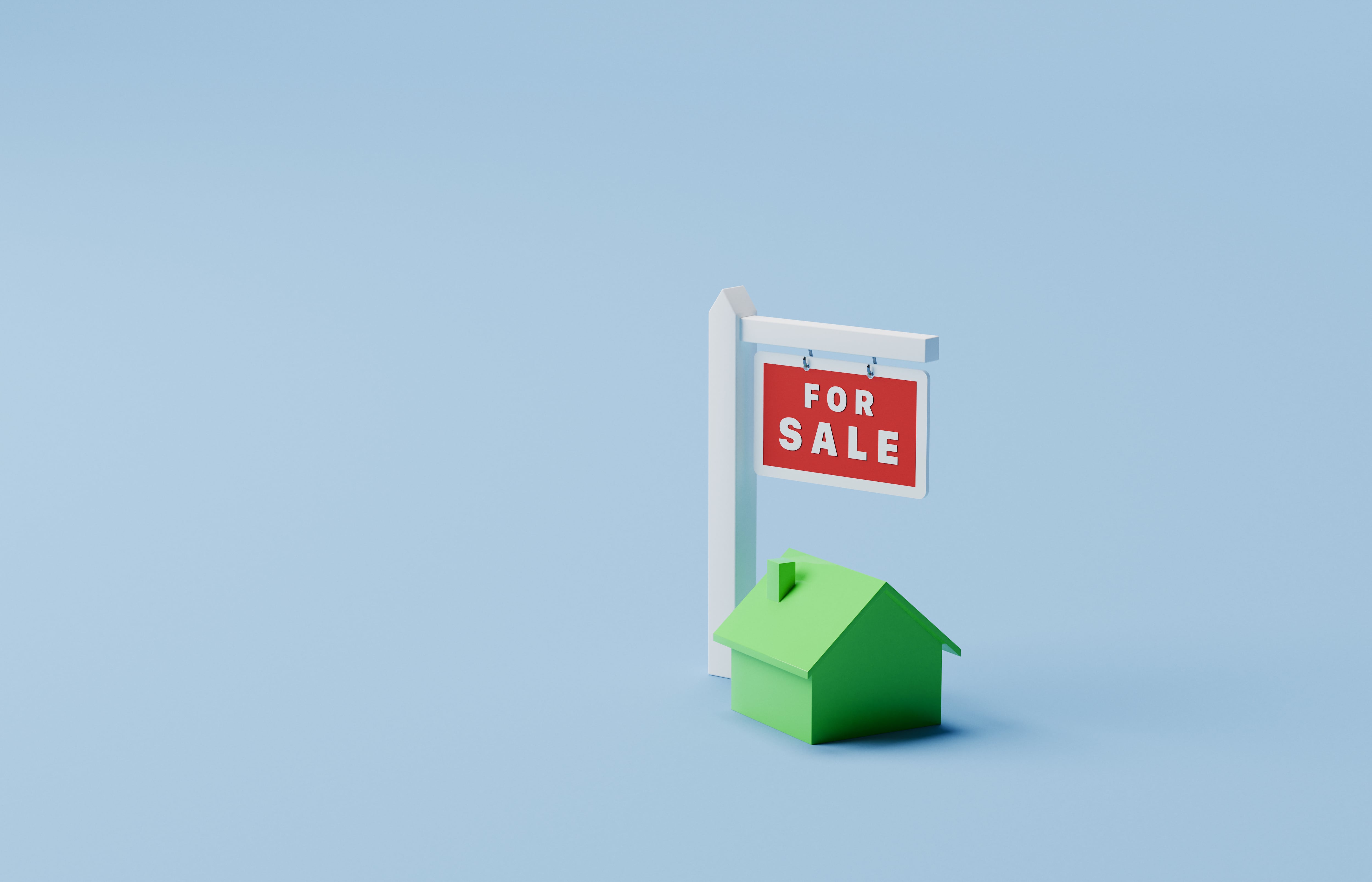 Ilustración de casa en venta