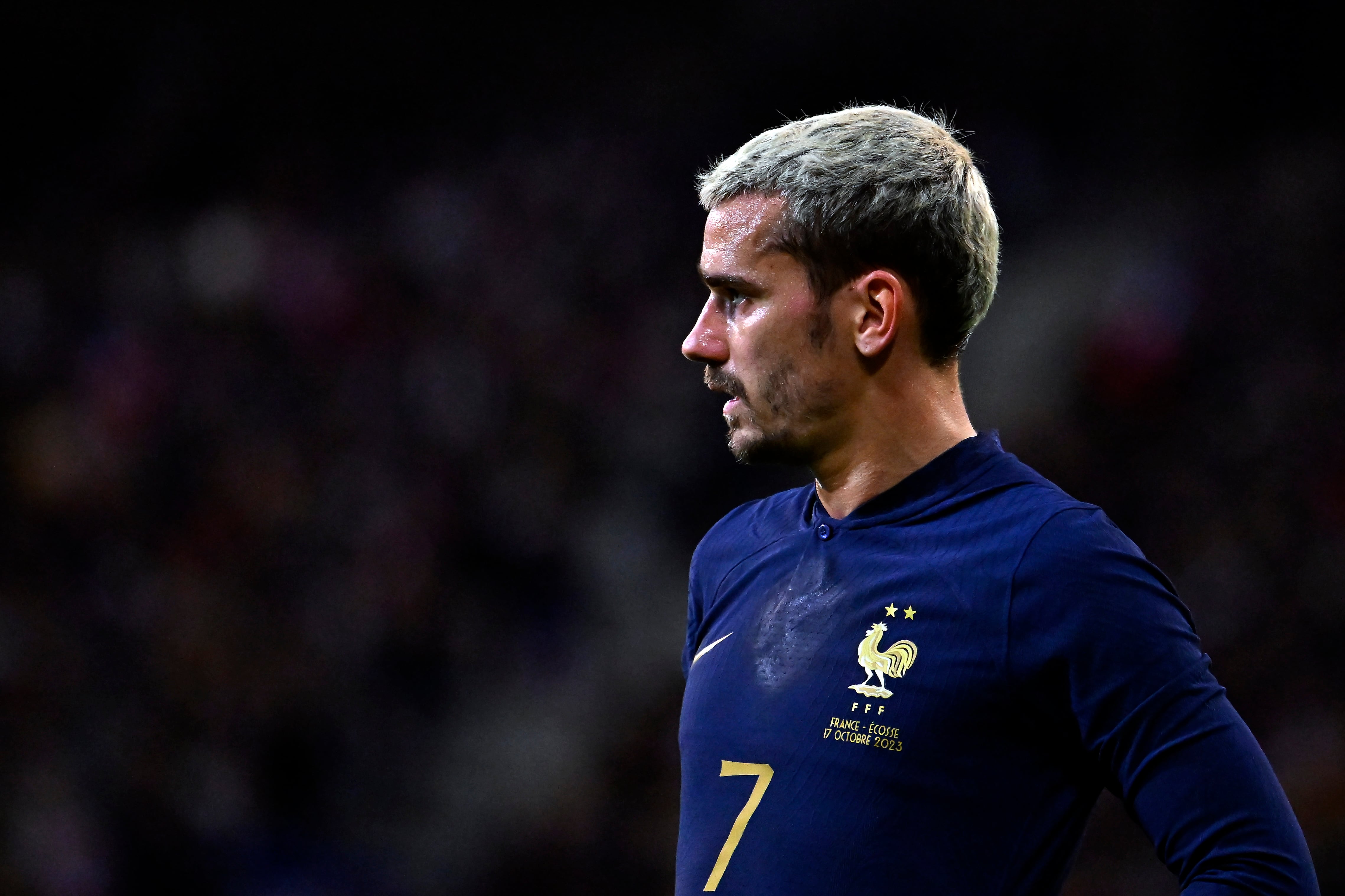 Antoine Griezmann, durante un partido con la selección francesa