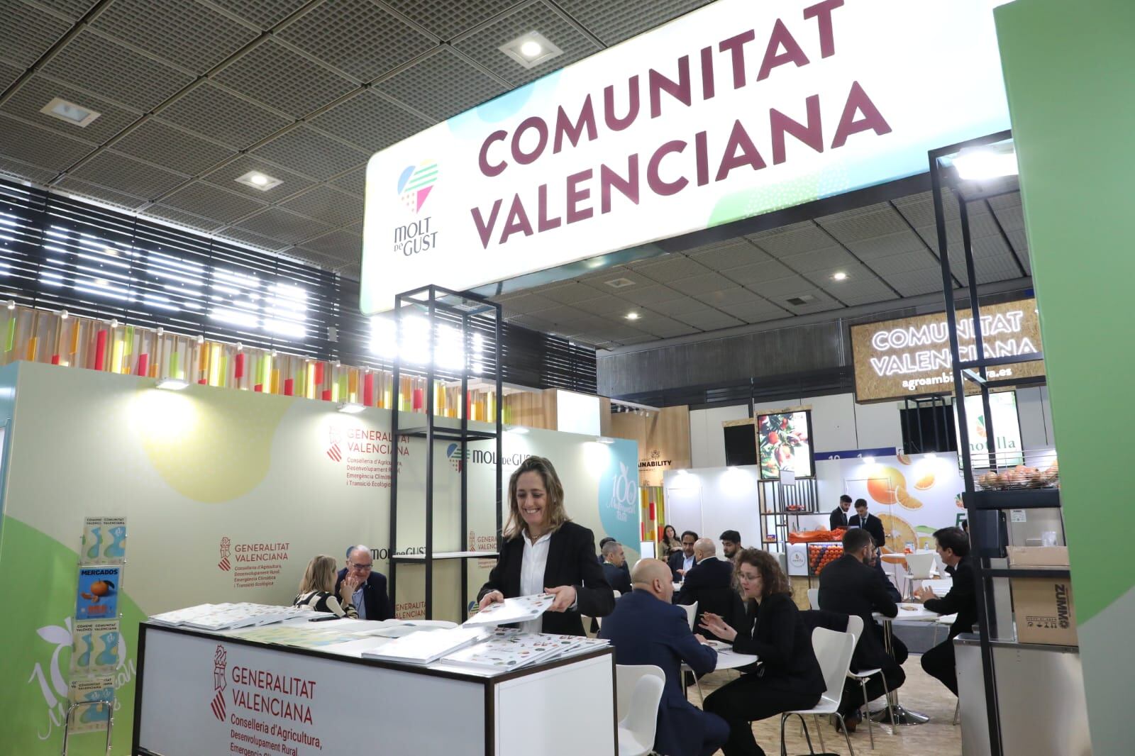 Stand de la Comunitat Valenciana en Fruitlogisitica 2023