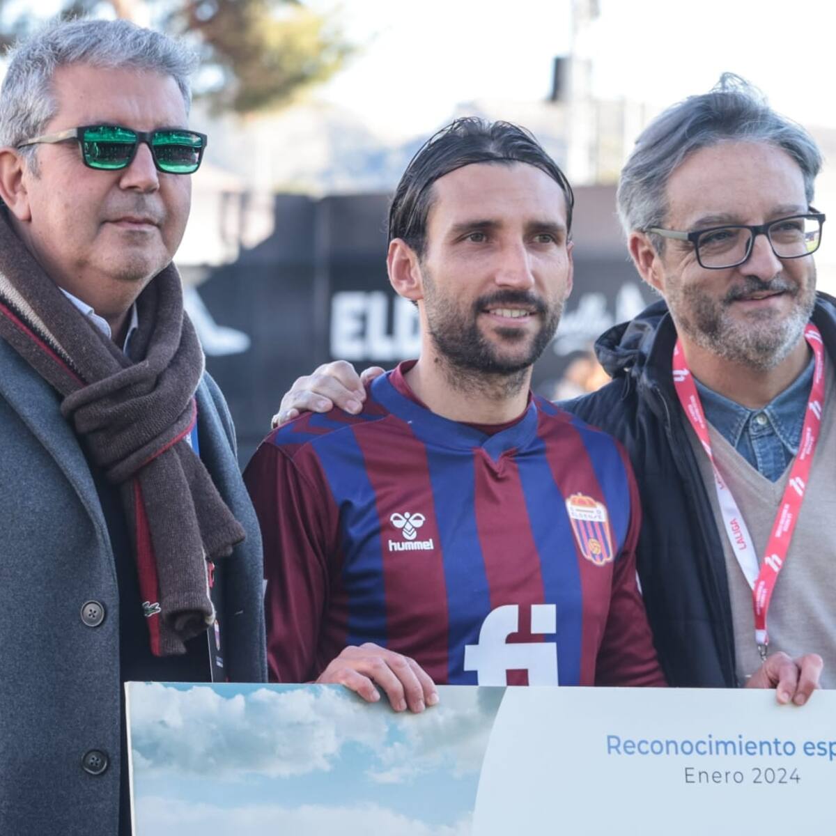 Alex Bernal, futbolista del Eldense, fue el "jugador más fiable" de enero