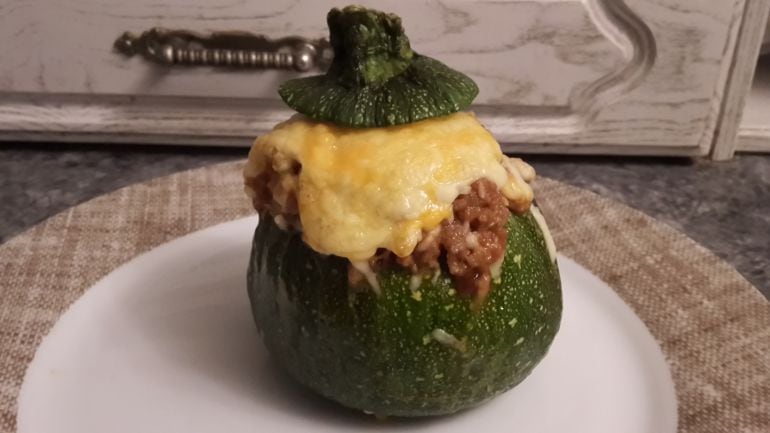 Calabacín relleno.
