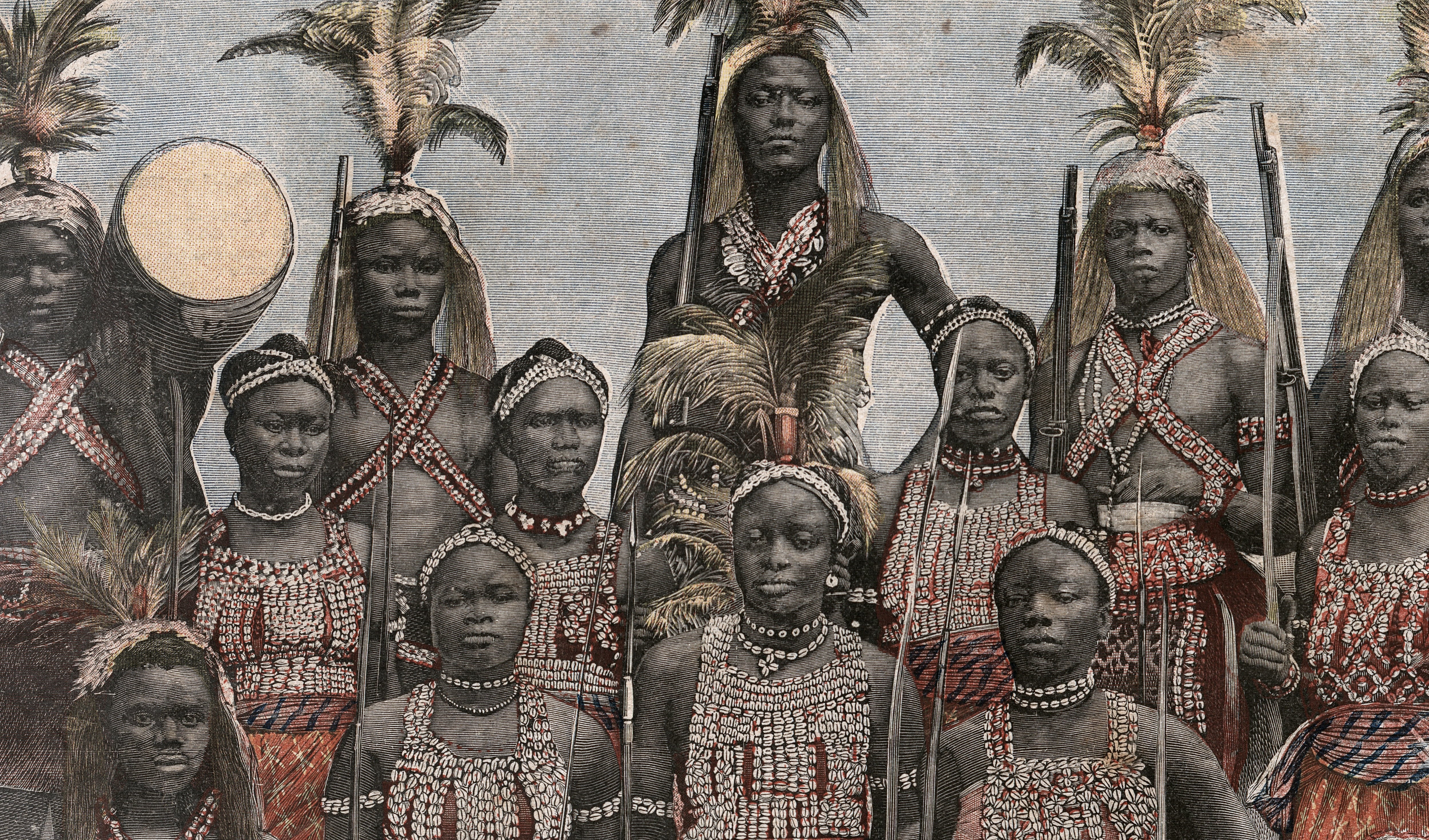 Así eran las famosas amazonas de Dahomey.