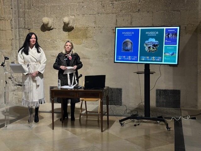 Orduna y Mur en la presentación de la nueva marca turística de Huesca