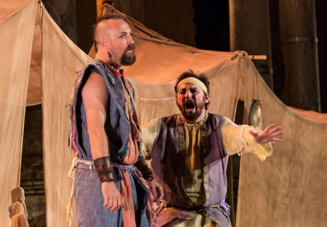 Una escena de la obra El Eunuco.