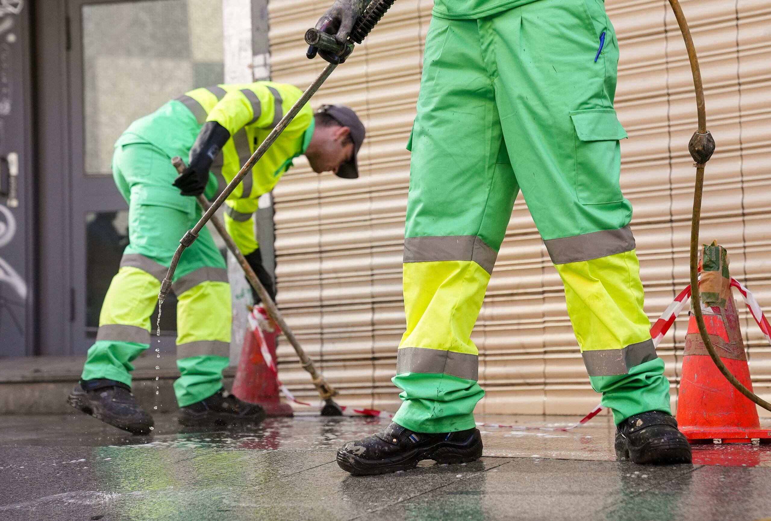 Operaris de neteja a Barcelona