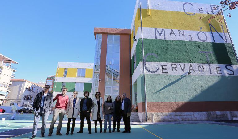 Recepción de las obras del Colegio público Manjón Cervantes