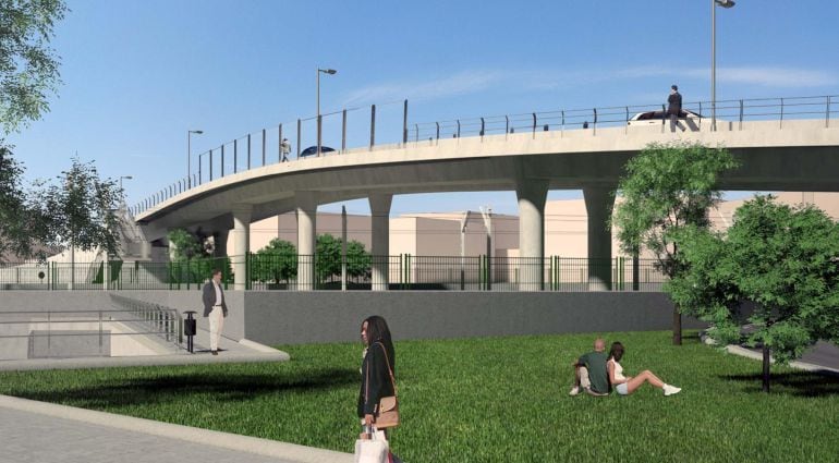 Infografía del proyecto de la pasarela