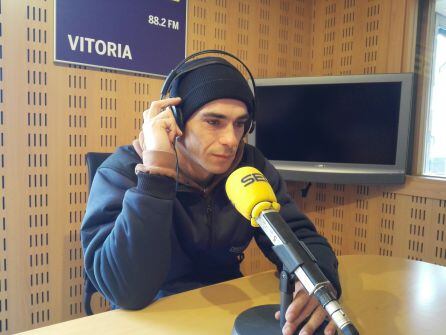 José Francisco, en los estudios de SER Vitoria