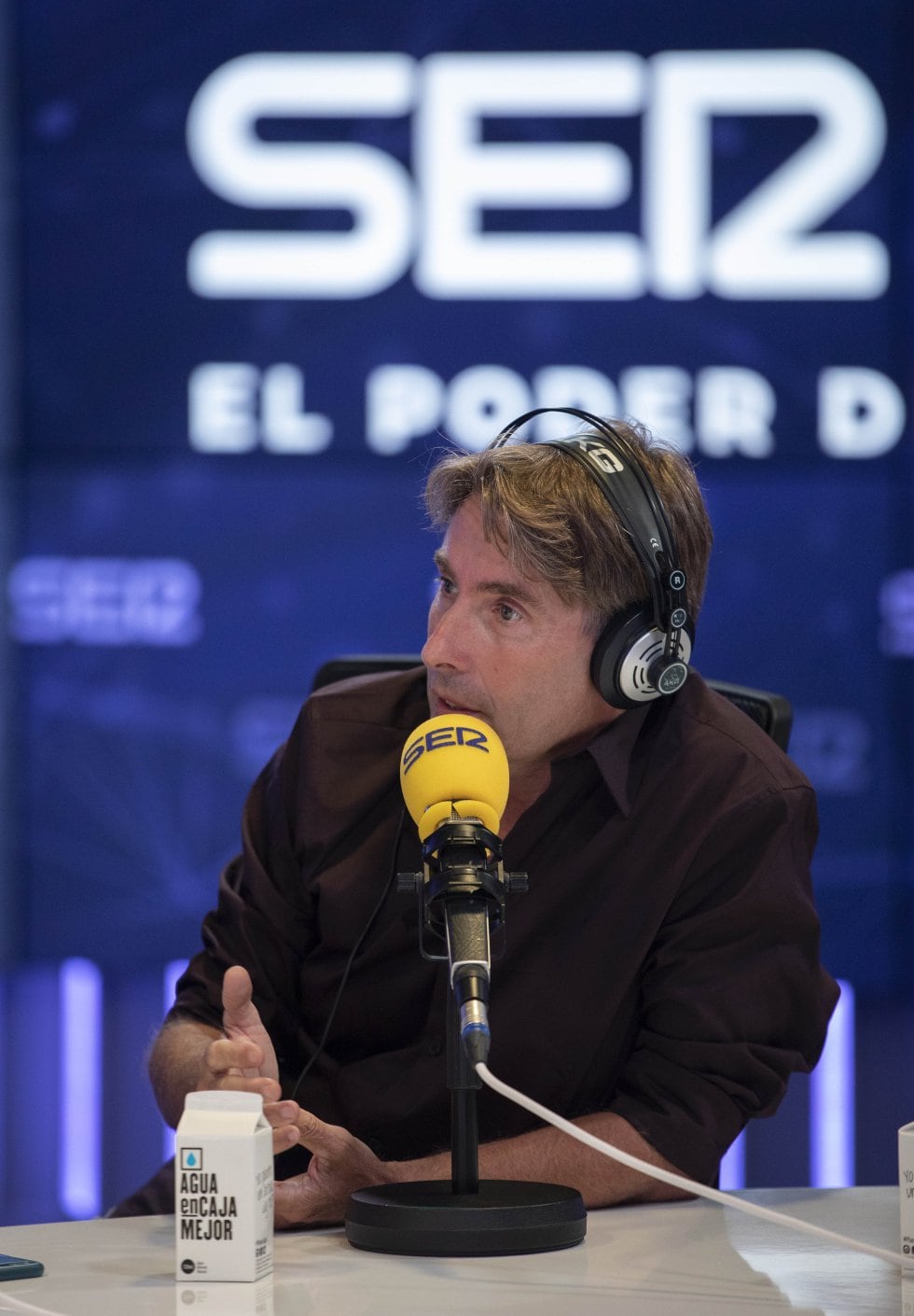 Javier del Pino, durante la presentación de la nueva temporada.