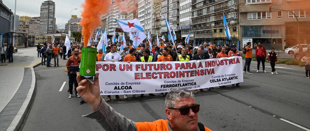 Manifestación en A Coruña