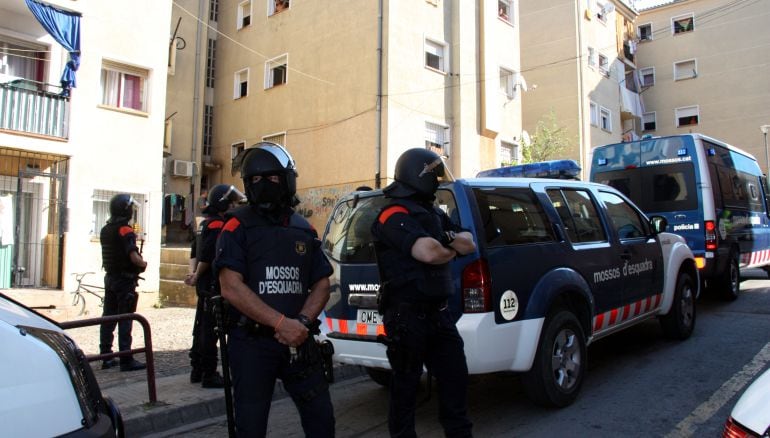 Un dels operatius policials habituals a Font de la Pòlvora.