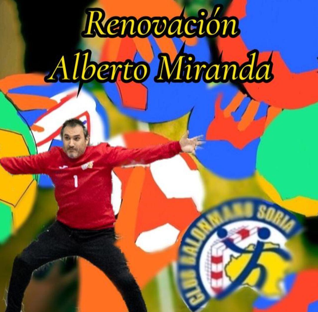 Alberto Miranda, cuarta temporada en Soria.