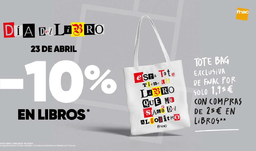 Fnac se prepara para el día del libro con descuentos del 10%