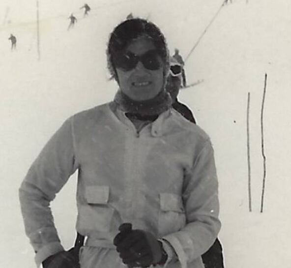 La nieve siempre presente en la vida de Pilar