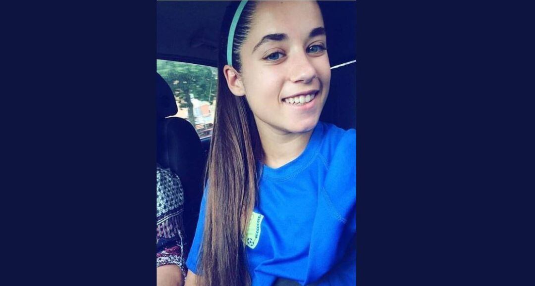 Alba Esteban, en una imagen publicada por la Federación de Fútbol de las Islas Baleares.