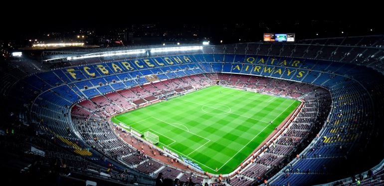 Vista panorámica del Camp Nou