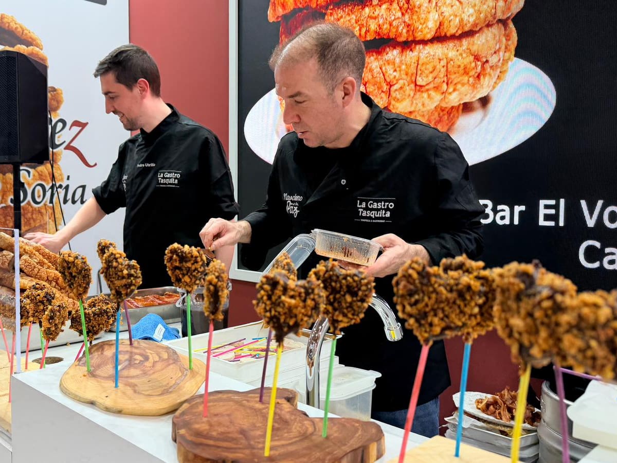 El Torrezno de Soria sigue abriendo camino en la bienal de ‘Alimentaria’ en Barcelona