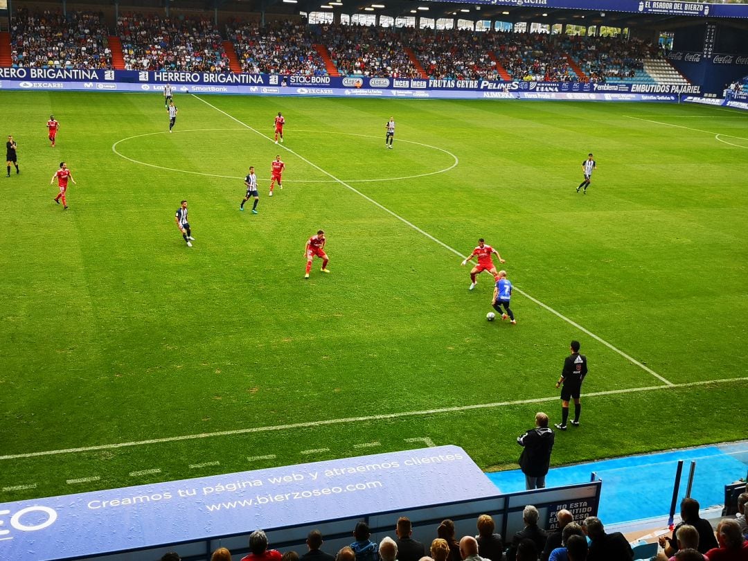 Buen partido del conjunto berciano quebusco la victoria hasta el final del partido