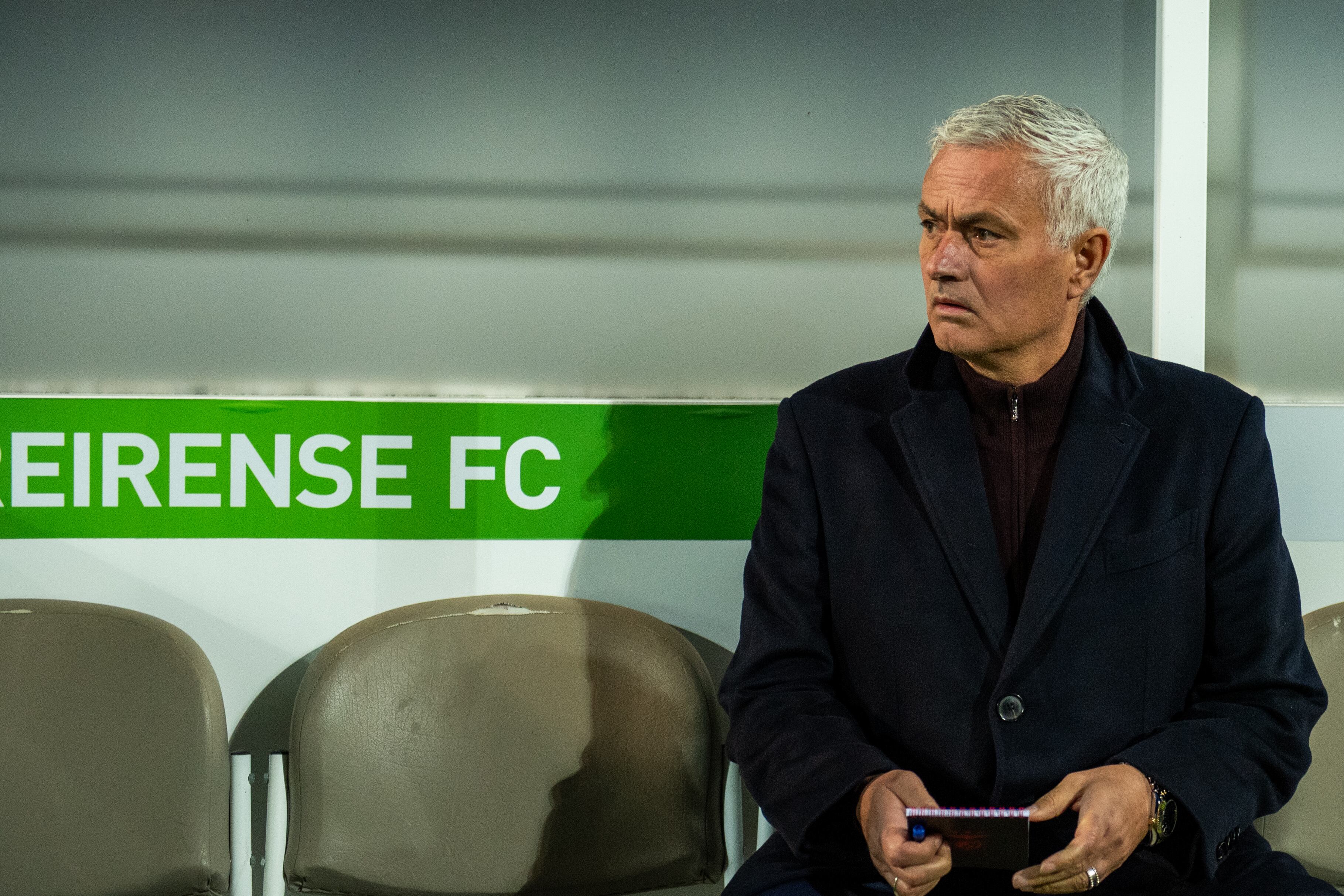 José Mourinho, técnico del Benfica, durante un partido contra el Moreirense FC