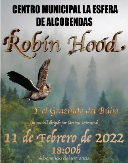 El espectáculo, organizado por la ONG Abenin con motivo de su 20 aniversario, tendrá lugar el 11 de febrero a las 18:00h