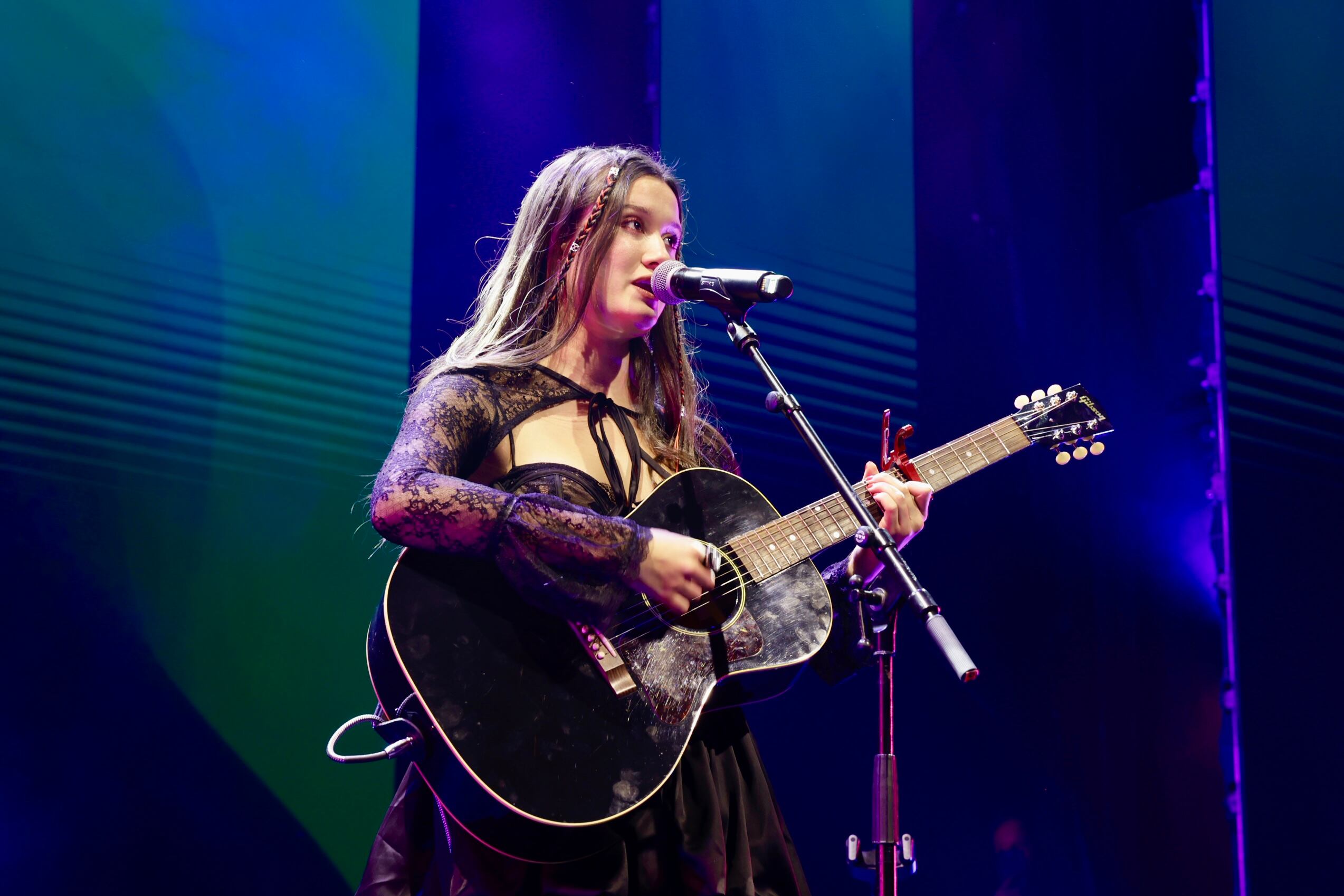 Joaquina en el concierto Dial Unicxs de Madrid