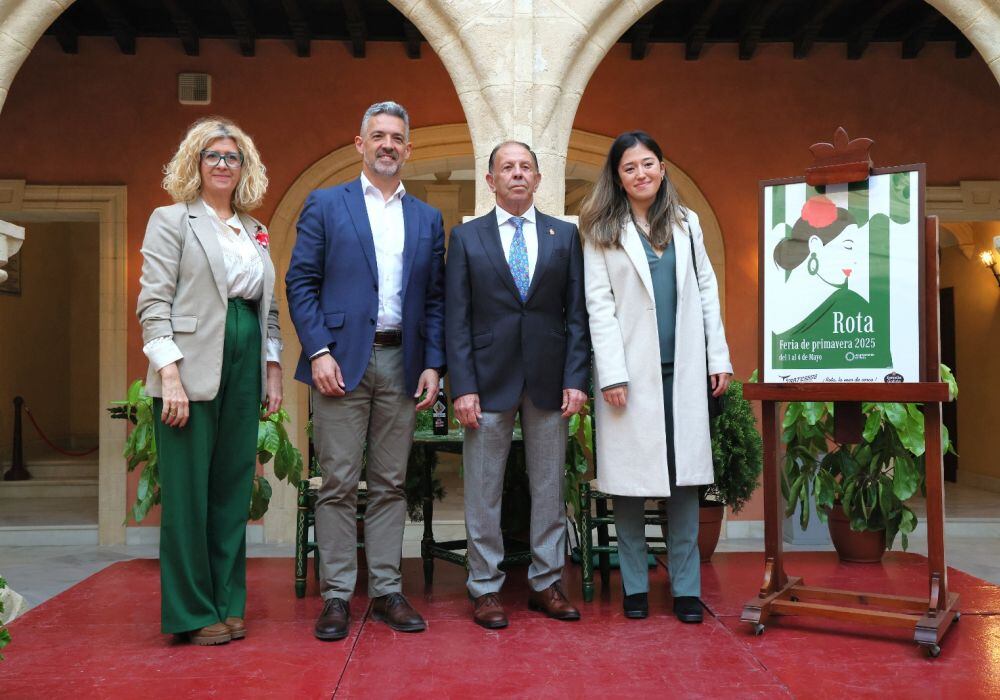 Presentación del cartel de la Feria de Primavera de Rota