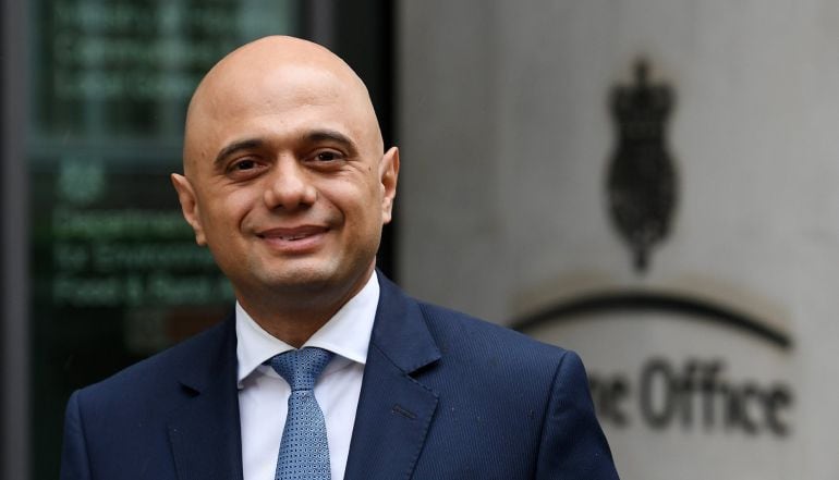 El recién nombrado ministro del Interior, Sajid Javid.