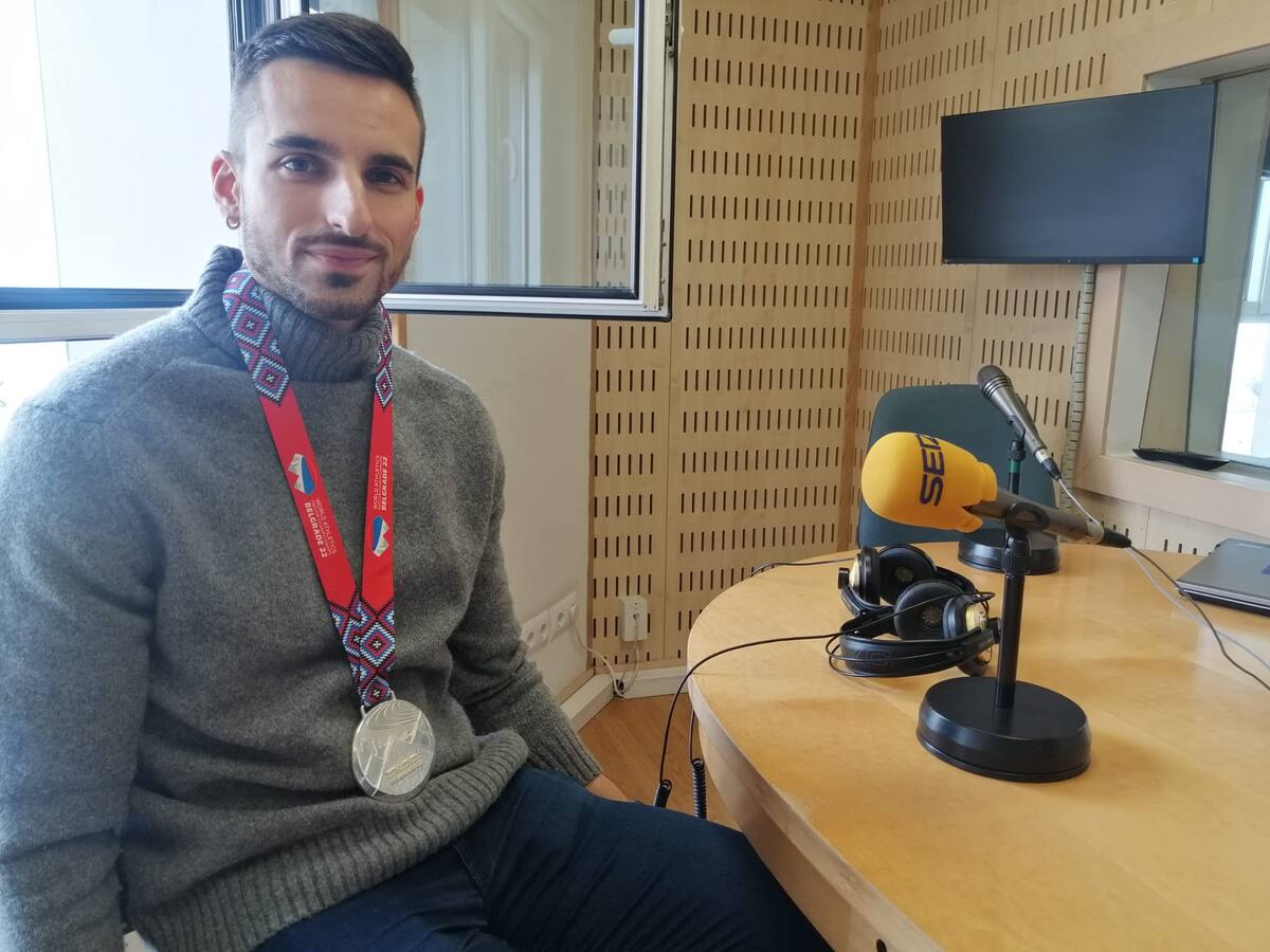 Iñaki Cañal, subcampeón del mundo en la prueba de 4x400