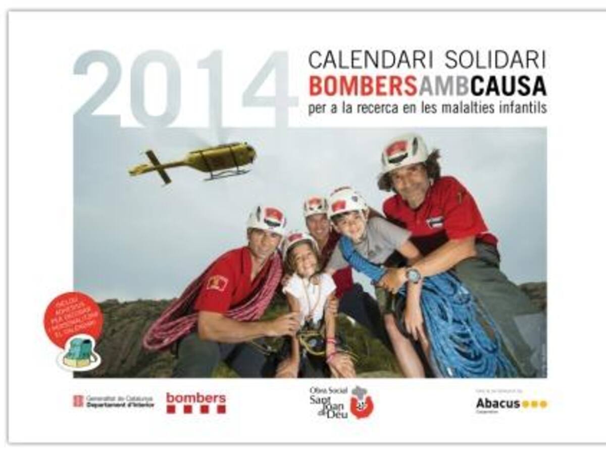 'Bombers amb causa', calendari solidari