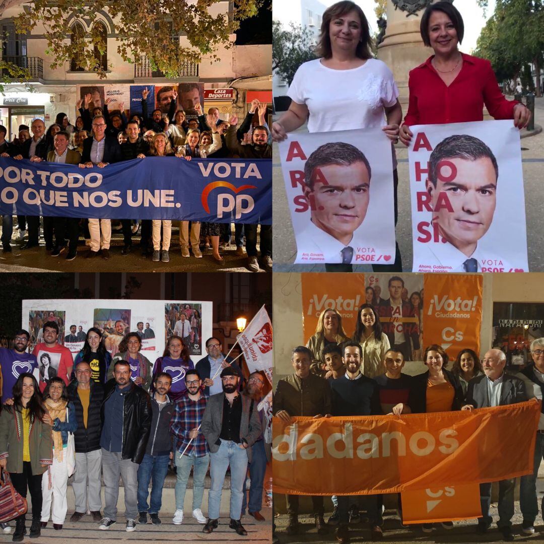 Todos los partidos llaman a la participación electoral