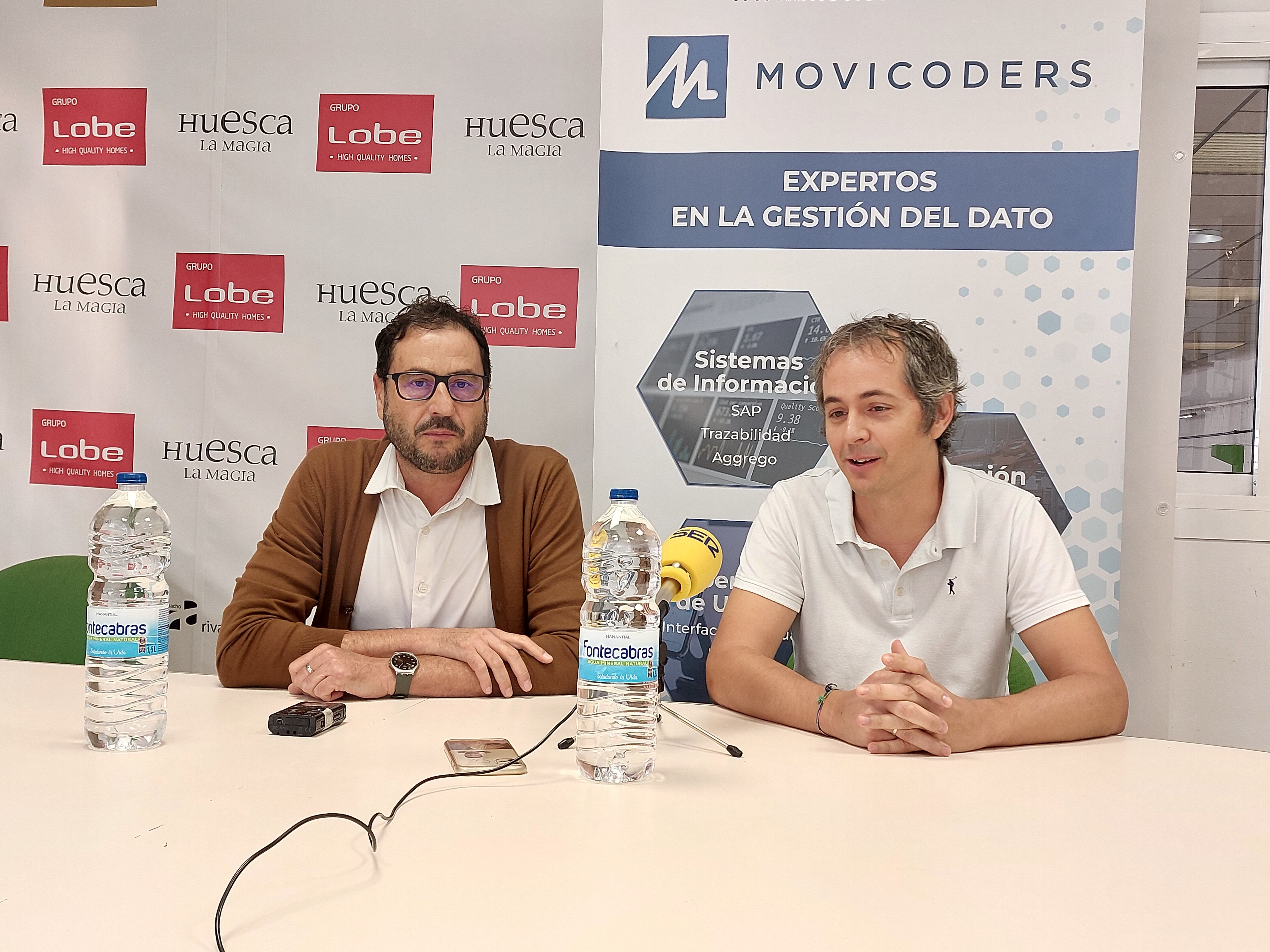 Lorenzo Lascorz y Carmelo Marín de Movicoders