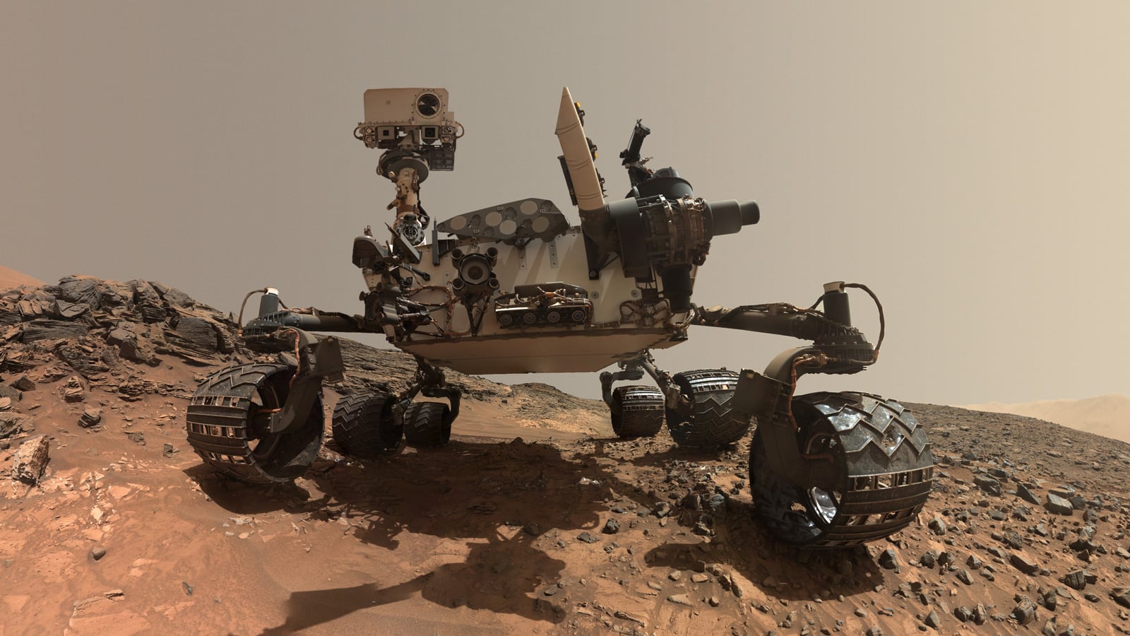 Imagen de archivo del rovers Curiosity, cuya misión se sigue desarrollando en Marte