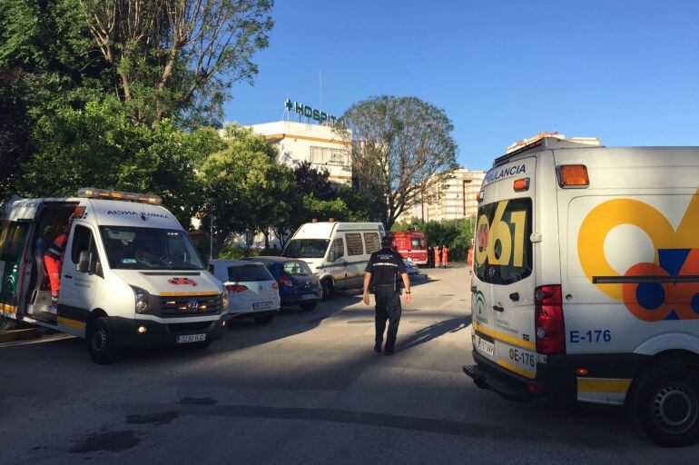 Imagen de los alrededores del hosiptal San Lázaro