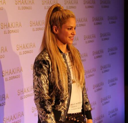 La cantante colombiana durante la presentación de una gira