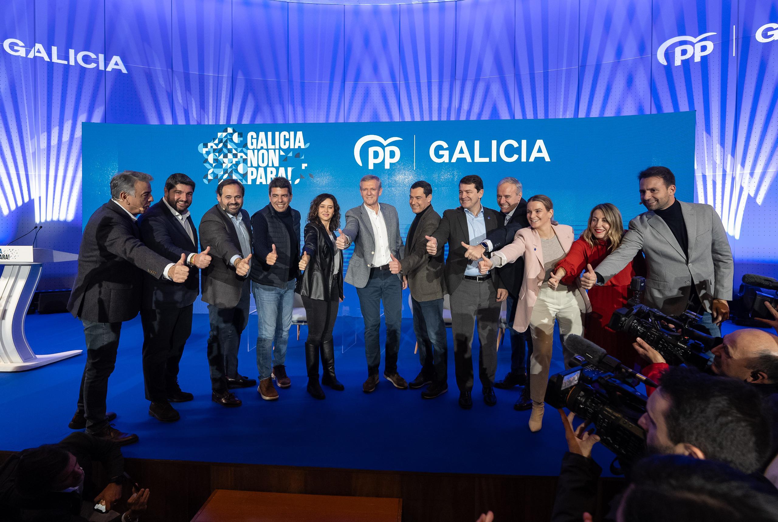 Acto de presidentes autonómicos del PP en A Coruña