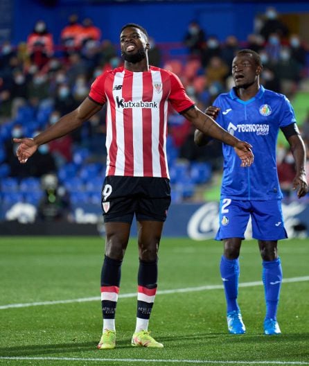 Iñaki Williams en una acción ante el Getafe