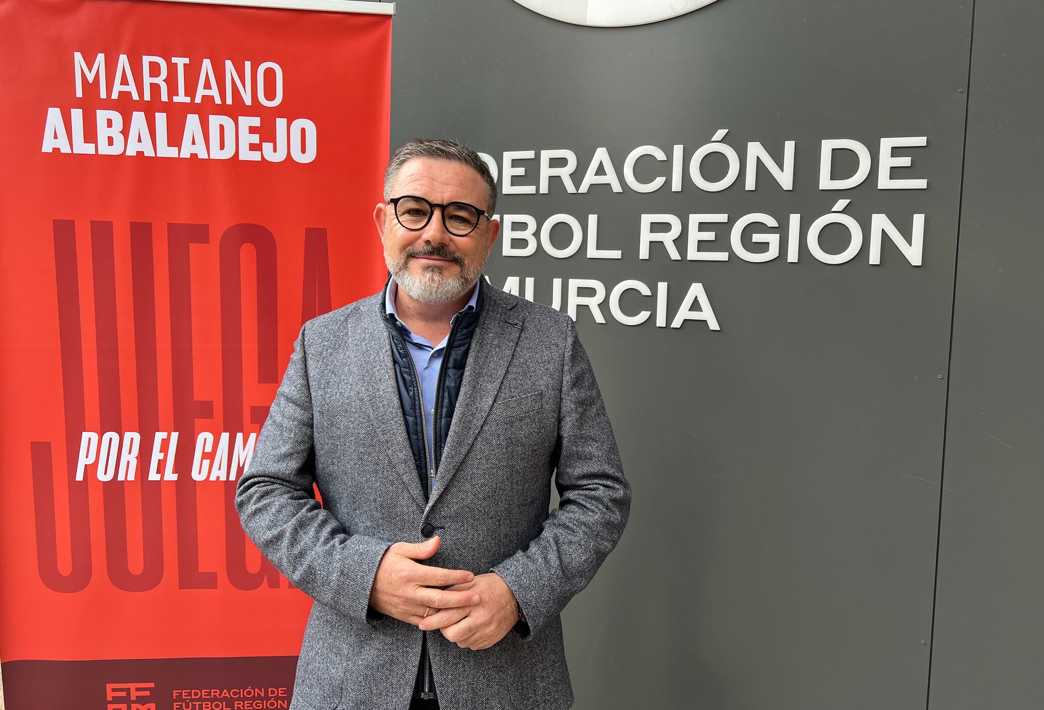 Mariano Albadalejo, candidato a presidir la Federación de Fútbol de la Región de Murcia