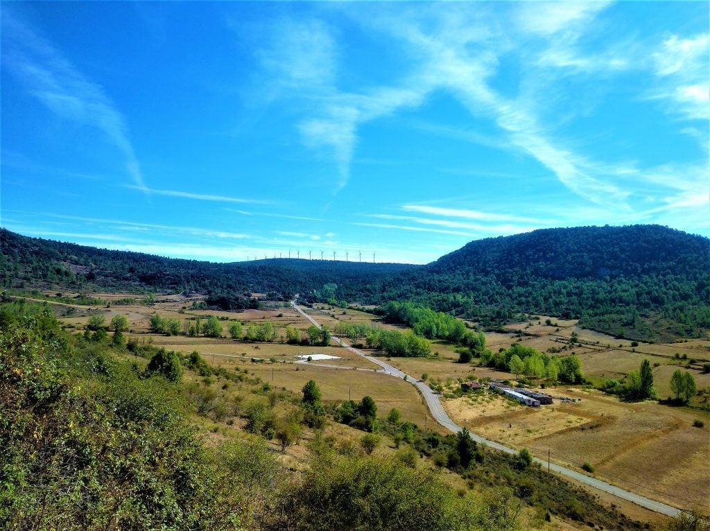 Vistas de la vega del río San Martín.